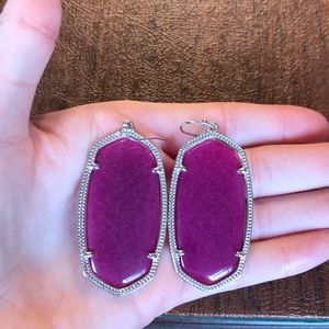 Kendra Scott purple earrings